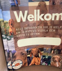 magazine welkom vizsla, uitgegeven door Stichting Vizsla Herplaatsing
